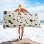 "Unswept Floor" Beach Towel