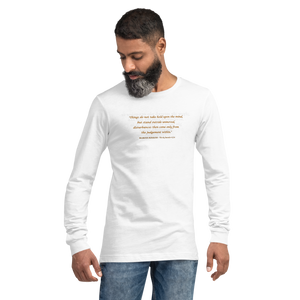 Meditations 4.3 Quote Long Sleeve T-Shirt (Light)