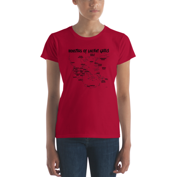 Monsters of Ancient Greece - Red (Women's)